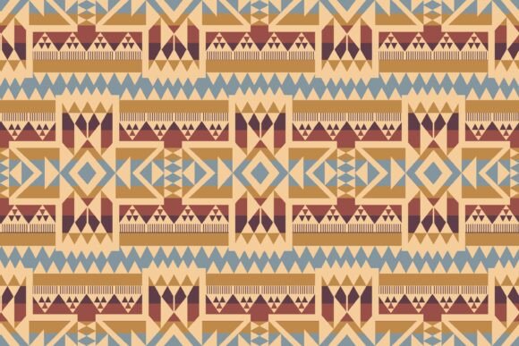Colorful Beige Native American Pattern Review