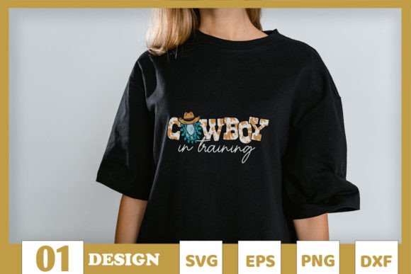 Cowboy in Training Kids SVG: A Versatile Design for Real Projects