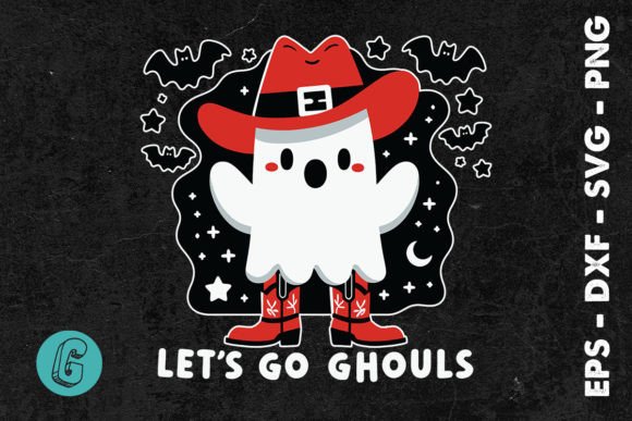 Cowboy Let's Go Ghouls Halloween SVG Review