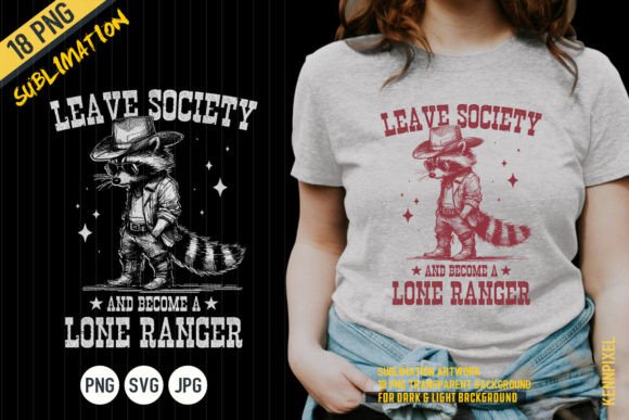 Cowboy Raccoon Leave Society SVG Review: A Bold Statement for Embroidery Projects