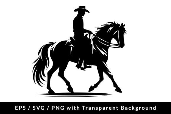 Cowboy Riding a Horse Silhouette SVG: A Designer’s Practical Take