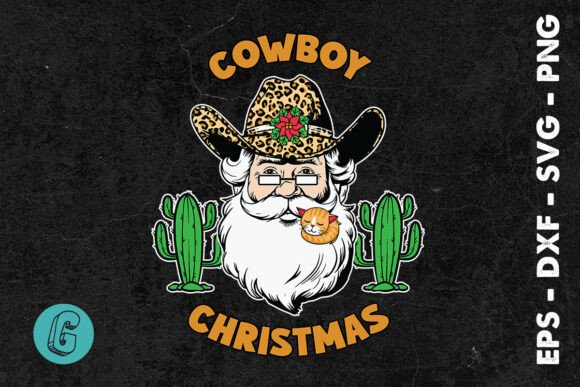 Cowboy Santa SVG Review: A Retro Holiday Design for Real Projects
