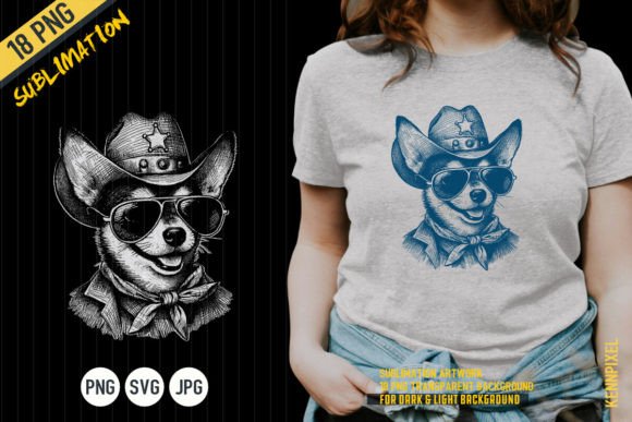 Cowboy Sheriff Chihuahua Shirt Design Review