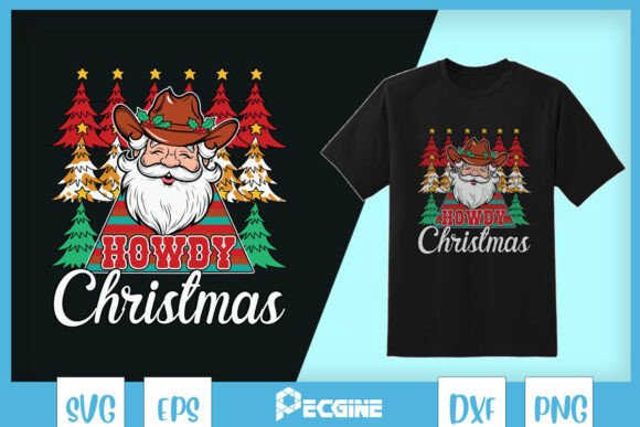 Howdy Western Christmas Santa Claus SVG Review for Real Projects