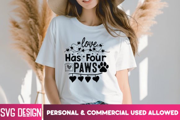 Love Has Four Paws SVG Cut File Review: A Retro Touch for Heartfelt Projects