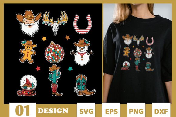 Western Christmas Country Vibes SVG Review for Real Embroidery Projects
