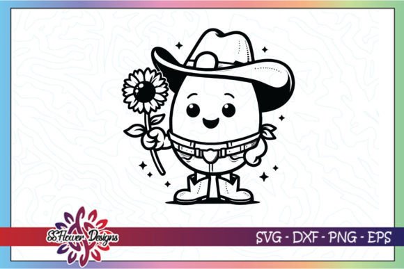 Western Easter Egg SVG Clipart 03 Review for Embroidery Projects